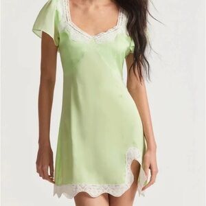 LoveShackFancy Aubrietta Mini Dress